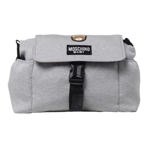 MOSCHINO Хлопок с Полиэстер Сумка-переноска Сумка на плечо Детский Серый