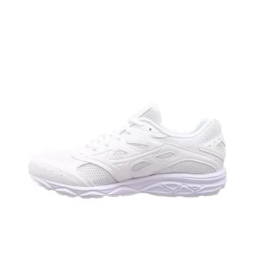 Mizuno Амортизация и Дышащие Низкие Кроссовки для Бега Унисекс Белые