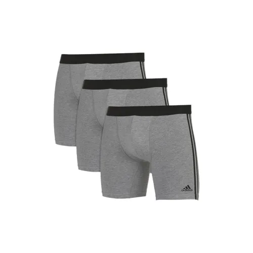 Adidas Боксеры Мужские 3 упаковки серые