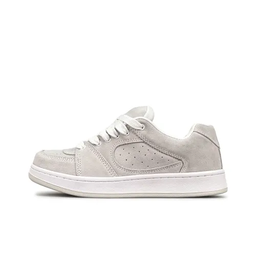 LuzaoT SUPER DRAG Низкие Кроссовки для Скейтбординга Унисекс Ледниково-Серый