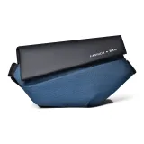 Чёрный Синий Выдвижной Брелок с Магнитной Застёжкой