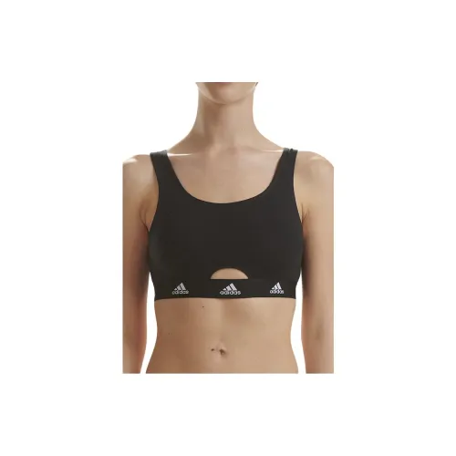 Adidas Черные Женские Бюстгальтеры