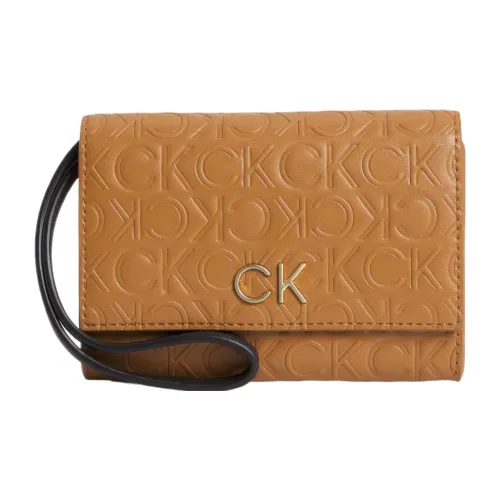 CK Calvin Klein Переработанный полиэстер кошелек женский коричневый