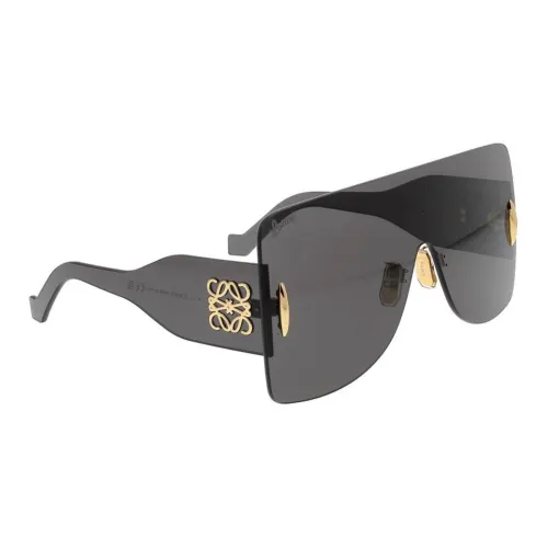 LOEWE Ацетат Нерегулярная форма Солнцезащитные очки Унисекс Черный