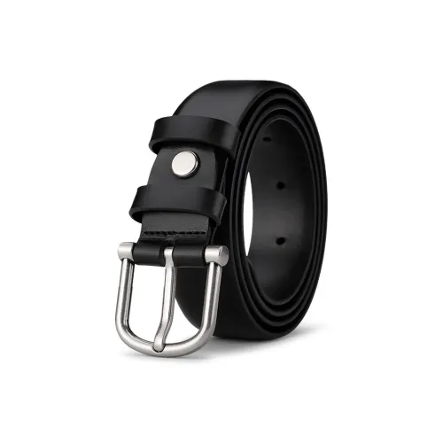 SEPTWOLVES Застежка 3D-эффект Волк Логотип Юность Гибкость Коровья кожа Ремни Мужской Ширина 3 см