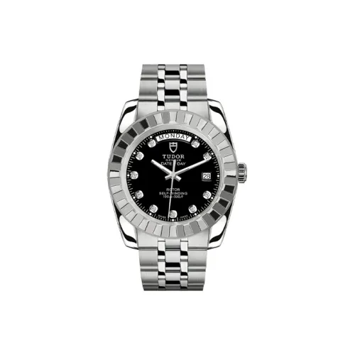 TUDOR Автоматический Механический Механизм Мужские Часы Classic Collection 41 мм Черные