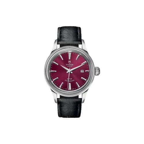 TUDOR Wind Style Collection Автоматический Механический Механизм Женские Часы 28 мм Фиолетовый Циферблат