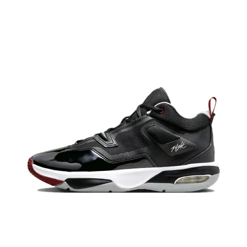 Джордан Stay Loyal 3 Амортизация Износостойкий Высокий Топ Винтажные Баскетбольные Кроссовки Мужские Черные