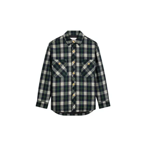 CELINE FW23 Рубашка Женская Зеленая