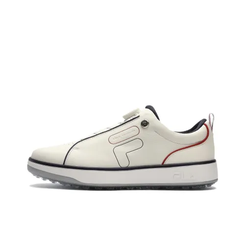 FILA GF 1911 Trainer Golf Shoes Низкий Топ Бежевый Мужской