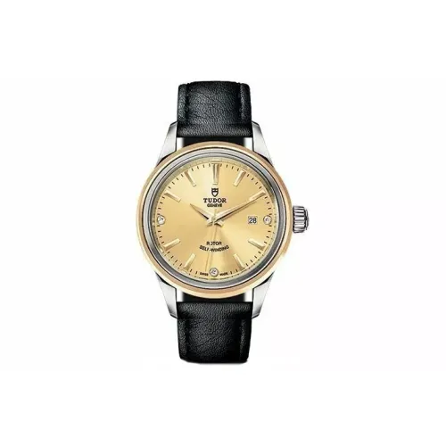 TUDOR Автоматический Механический Movement Женские Часы Wind Style Collection 28 мм Золотые
