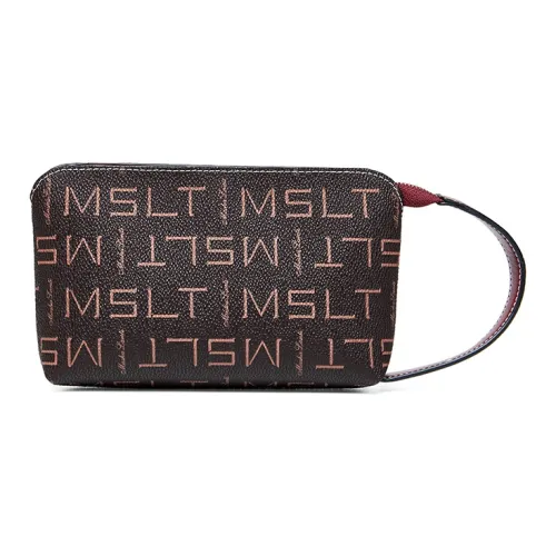 MashaLanti ПВХ для чехла из микрофибры для телефона кошелька клатча косметичка мини женский кофейный и абрикосовый