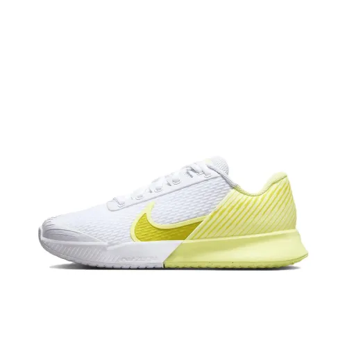 Nike Air Zoom Vapor Pro 2 Low Топ Кроссовки для тенниса Женские Белые Желтые