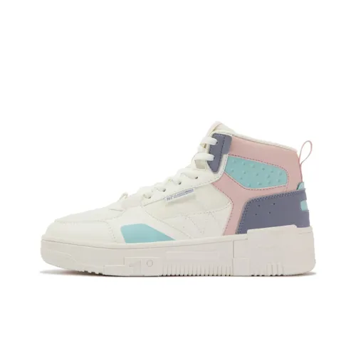 361° Slip Устойчивый к истиранию MID Топ Зимний Утепленный Casual Женские Перо Белый Светлый Персиково-Розовый