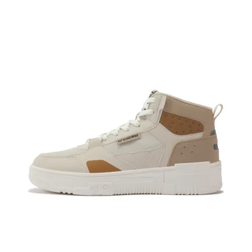 361° Slip Устойчивый к истиранию MID Топ Зимний утепленный Спортивная повседневная обувь Овсяное молоко Пшенично-коричневый