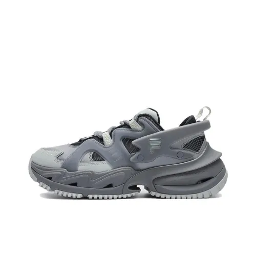 FILA FUSION массивные кроссовки Low Top Серые Мужские