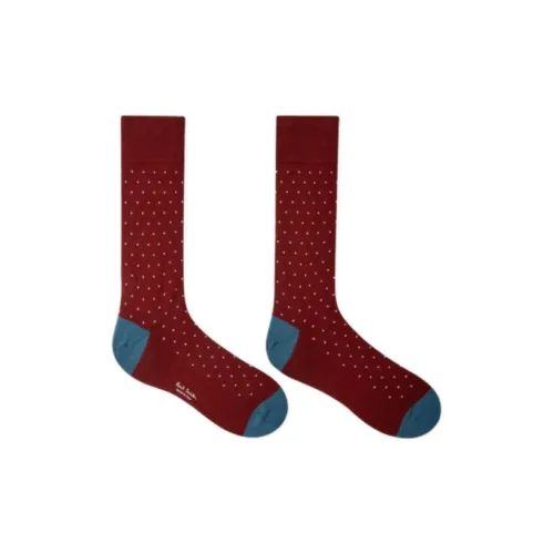 Paul Smith Каштановые Мужские Носки до икры MID