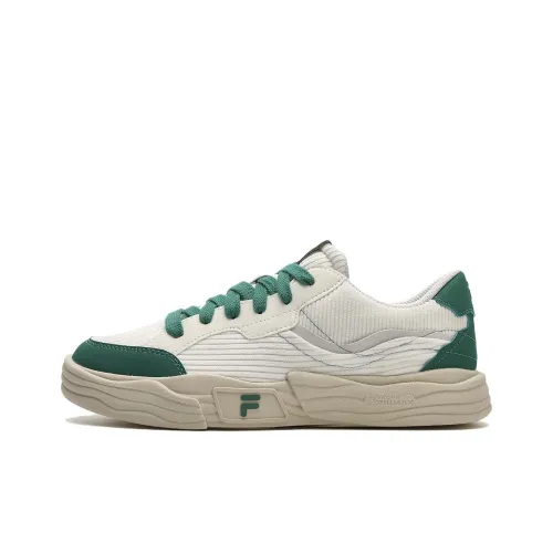 FILA POP 2 POP II Износостойкий и Легкий Низкий Топ Повседневная Обувь Женская Бежевая Зеленая