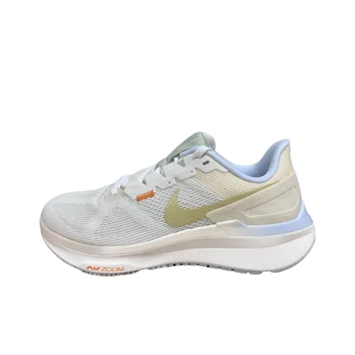Nike Zoom Structure 25 Беговые кроссовки Низкий топ Айвори Женские