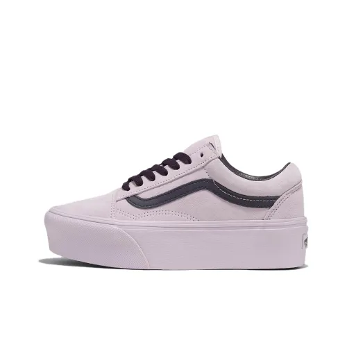 Vans Old Skool Collection Низкие Кроссовки для Скейтбординга Унисекс Фиолетовые