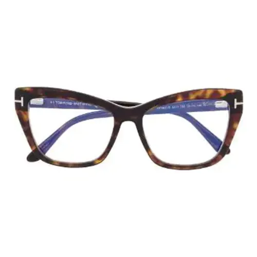 TOM FORD Ацетат Оправа для очков "Кошачий глаз" Женская Черепаховый