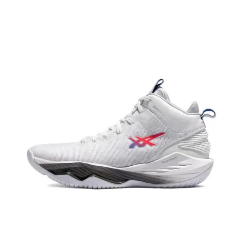 Asics Nova Surge 2 Устойчивые к истиранию Высокие Баскетбольные Кроссовки Мужские Белые