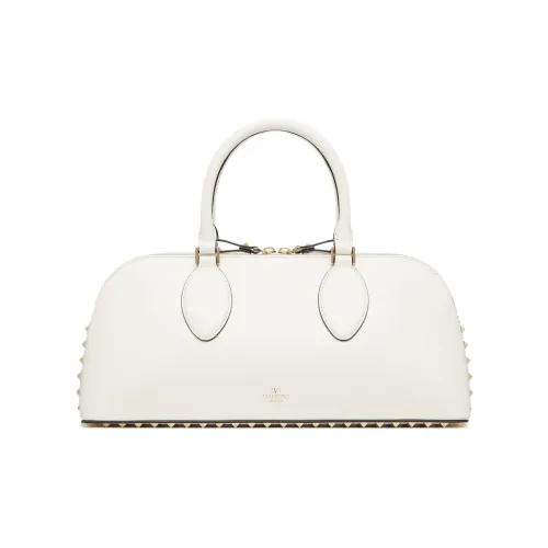 Valentino Rockstud Телячья кожа Одно плечо Сумка Женская Айвори