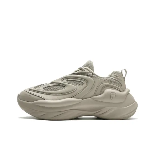 FILA FUSION BUZZARD Meteor Shoes We Аbrasion Resistant Дышащий Низкий Топ Casual Женский Перо-Серый