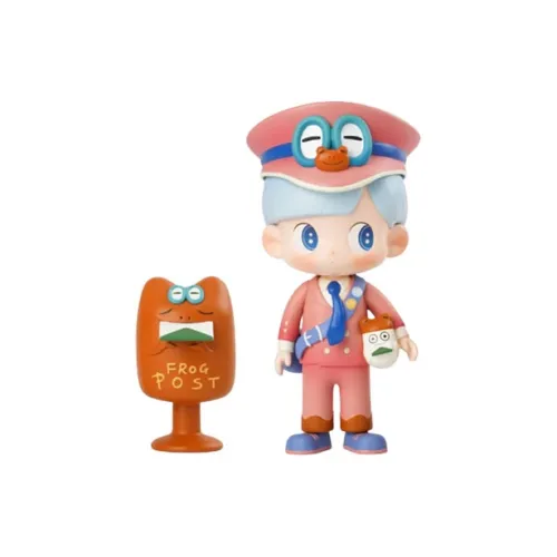 POP MART Коллаборация Edition LiLiOS Лягушка Post Офис A Письмо That Never Arrived Модные Фигурки