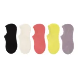 Женский Комбинация три: Черный + Кремовый Белый + Персиковый Розовый + Флуоресцентный Желтый + Светлый Фиолетовый