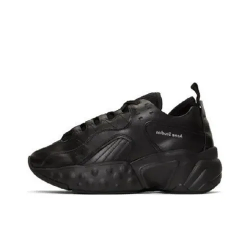 Acne Studios массивные кеды Low Top черные мужские