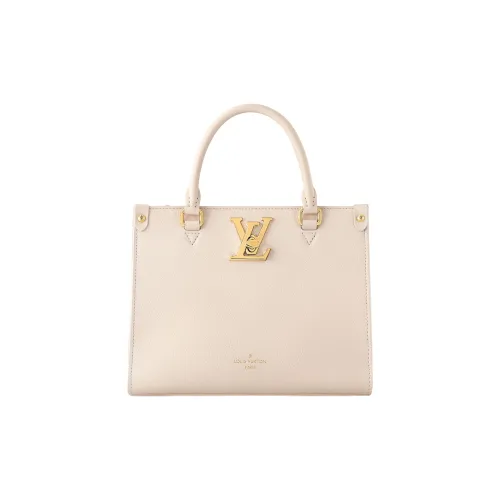 LOUIS VUITTON Full с рельефом Голень кожа через плечо сумка женская кварц белый