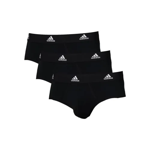Adidas 3 пачки черные мужские трусы-бикини