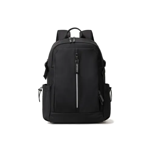 SEPTWOLVES Ткань Ноутбук Сумка Рюкзак WO Стандартный Унисекс Черный