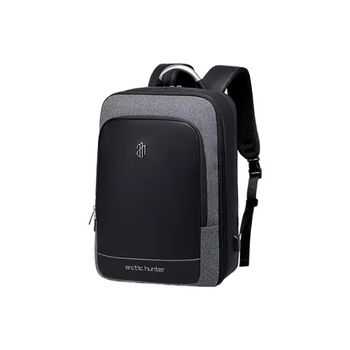 ARCTIC HUNTER Oxford Polyester Backpack Large Men's Black Light Gray Dark Gray ARCTIC HUNTER Оксфорд Полиэстер Рюкзак Большой Мужской Черный Светло-Серый Темно-Серый