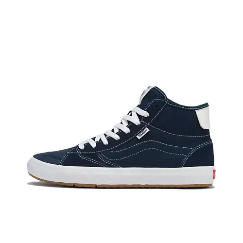 Vans The Lizzie Аbrasion Resistant Дышащий MID Топ Скейтборд Кроссовки Унисекс Темно-синий