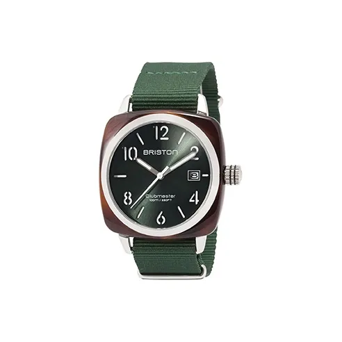 BRISTON Кварц Европейские US Часы Унисекс Зеленый 3760004811046