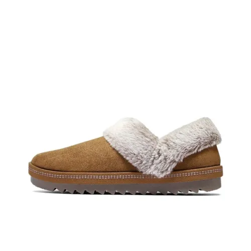 Skechers Износостойкий Дышащий Легкий Низкий Топ Casual Женский Каштановый