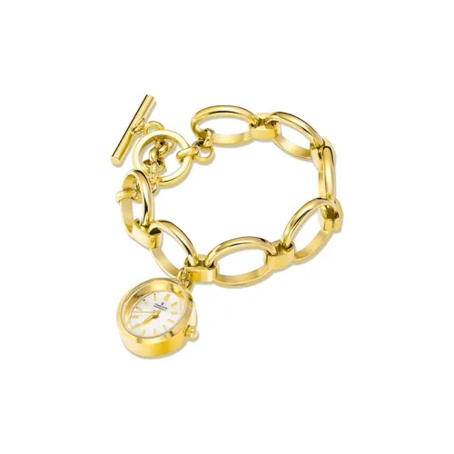 CHARLOTTE RAFFAELLI Кварцевый механизм Женские часы Chain Of Time 17,4 мм * 19,2 мм * 7,4 мм Белый