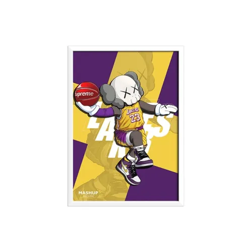 HOWstore Darren Zhou RESPECT Лейкерс EDITION Принт 50*70 см Трендовые продукты