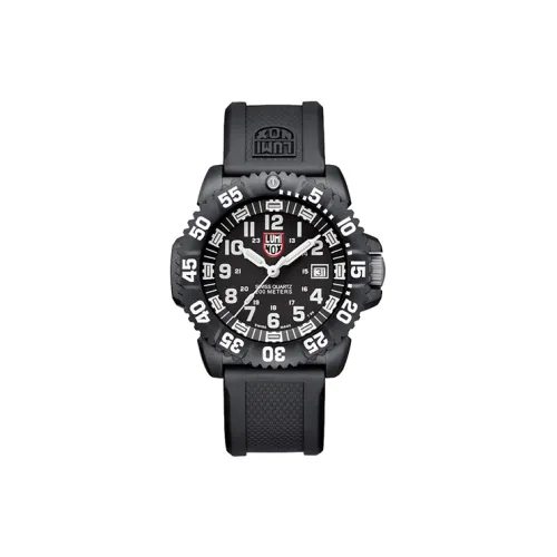 LUMINOX Кварцевый механизм Мужские часы Часы 32 мм Черный циферблат CARBONOX™ Корпус Часы Резиновый ремешок