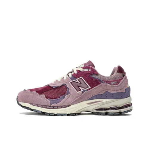 New Balance NB 2002R Low Топ Повседневные Беговые Кроссовки Унисекс Вишневый Цветок Розовый