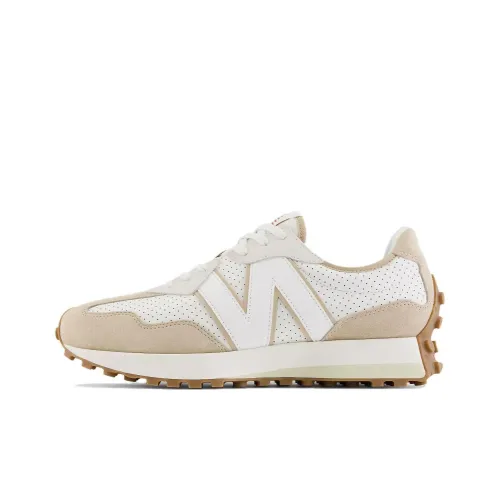New Balance NB 327 Износостойкие Дышащие Низкие Кроссовки для Бега Унисекс Бежевые