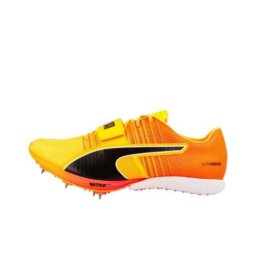 PUMA evoSPEED Износостойкий и Легкий Низкий Топ Беговые кроссовки Унисекс Оранжевый Черный