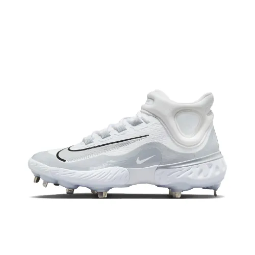 Nike Alpha Huarache 4 Устойчивые к истиранию MID Тренировочные кроссовки Мужские Белые