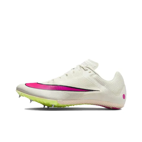 Nike Zoom Sprint S10 Slip-Resistant Abrasion-Resistant Breathable Low-Top Sprint Running Shoes Unisex Beige Найк Зум Спринт S10 Противоскользящий Устойчивый к износу Дышащий Низкий Топ Спринт Беговые Кроссовки Унисекс Бежевый