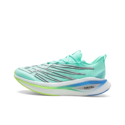 New Balance NB FuelCell Low Топ Беговые кроссовки Мужской Зеленый синий