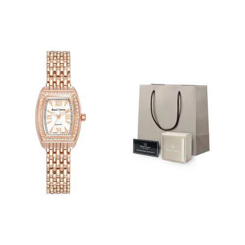 ROYAL CROWN RC Кварцевый механизм Часы Женские Белый Циферблат RC6304S