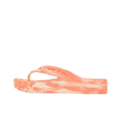 Crocs Устойчивые к истиранию Массаж Шлепанцы Женские Апельсин