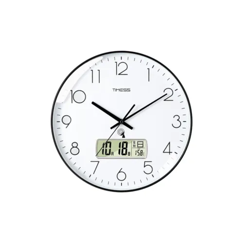 TIMESS Радиоконтролируемый механизм настенного часов унисекс белый P12A TIMESS